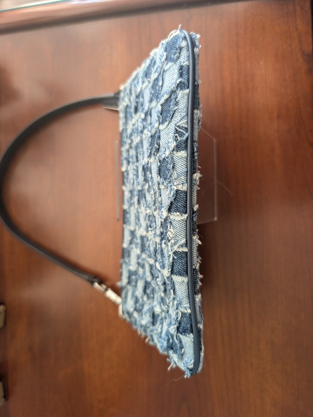 Michael Kors Jet Set Patchwork Denim Wristlet - Picture 5 of 11